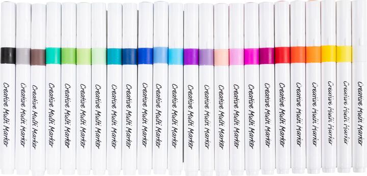 Creativ Company Creative Multi Marker 24 pcs. (39386) (Multicoloured, 4 mm, 24 x)
