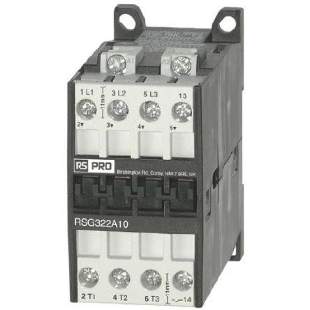 Rs Pro Leistungsschütz 24 V-Spule, 3 400 V / 14 A 5,5 kW, Relais