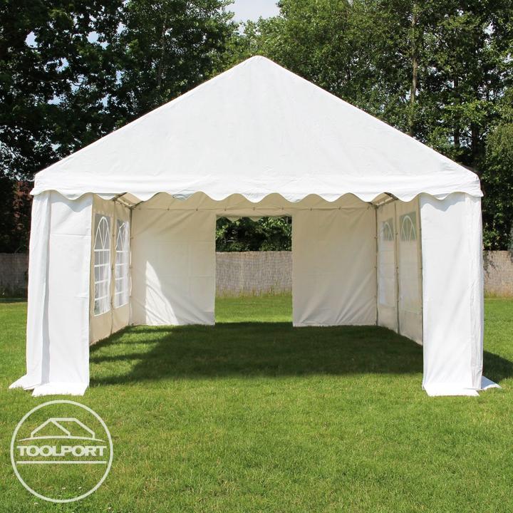Bewertungen fr Toolport Party-Zelt Festzelt 3x6 m Garten-Pavillon -Zelt  PVC Plane 700 N in grn Wasserdicht (600 cm, 300 cm) - Galaxus