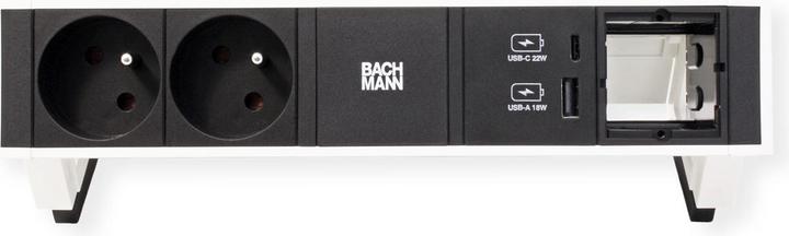 Produktbild Bachmann DESK2 2xUTE 1xUSB A&C 22W (2x, CEE 7/3, CEE 7/5)