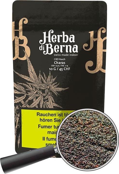 Produktbild Herba di Berna CBD Hasch Charas (10 g, Indoor)
