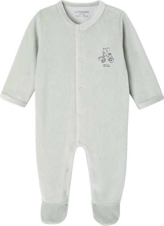 Produktbild Vertbaudet Bio-Kollektion: 2er-Pack Baby Strampler aus Samt (56)