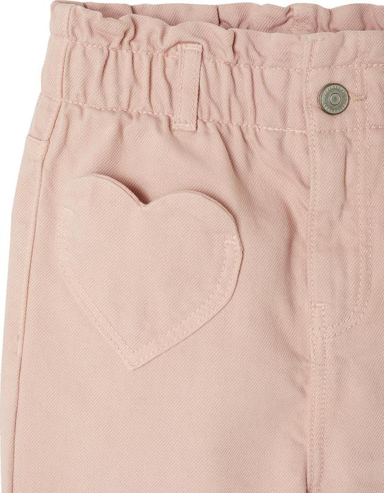 Actual product image Vertbaudet Mädchen Paperbag-Hose mit Herztaschen (140)