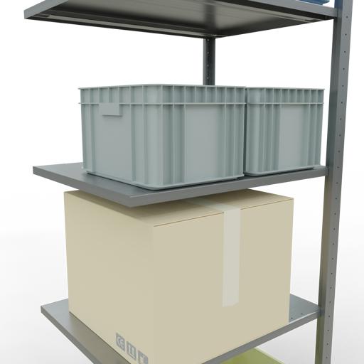 Image du produit Schulte Lagertechnik Système enfichable Élément suivant MULTIplus150 avec traverse de longueur