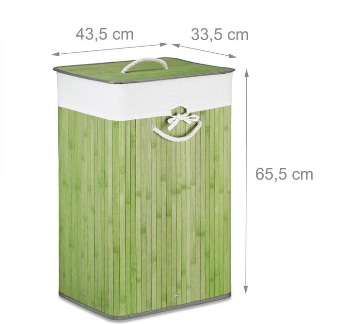 Image du produit Relaxdays Panier à linge rectangle (83 l)