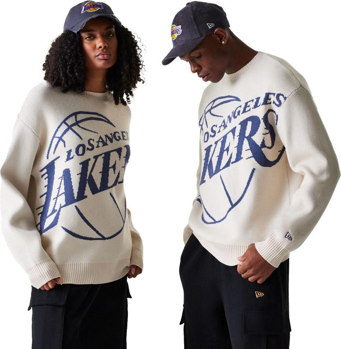 Produktbild New Era Knit Sweater Pullover - Los Angeles Lakers - XL (XL)