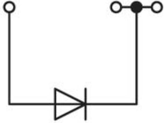 Actual product image Wago 3-Leiter-Diodenklemme
