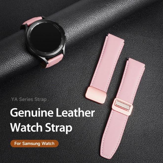 Actual product image Dux Ducis YA Series genuine leather strap (22 mm, Genuine leather, Galaxy Watch3 (45mm), Gear S3 Classic, Gear S3 Frontier)