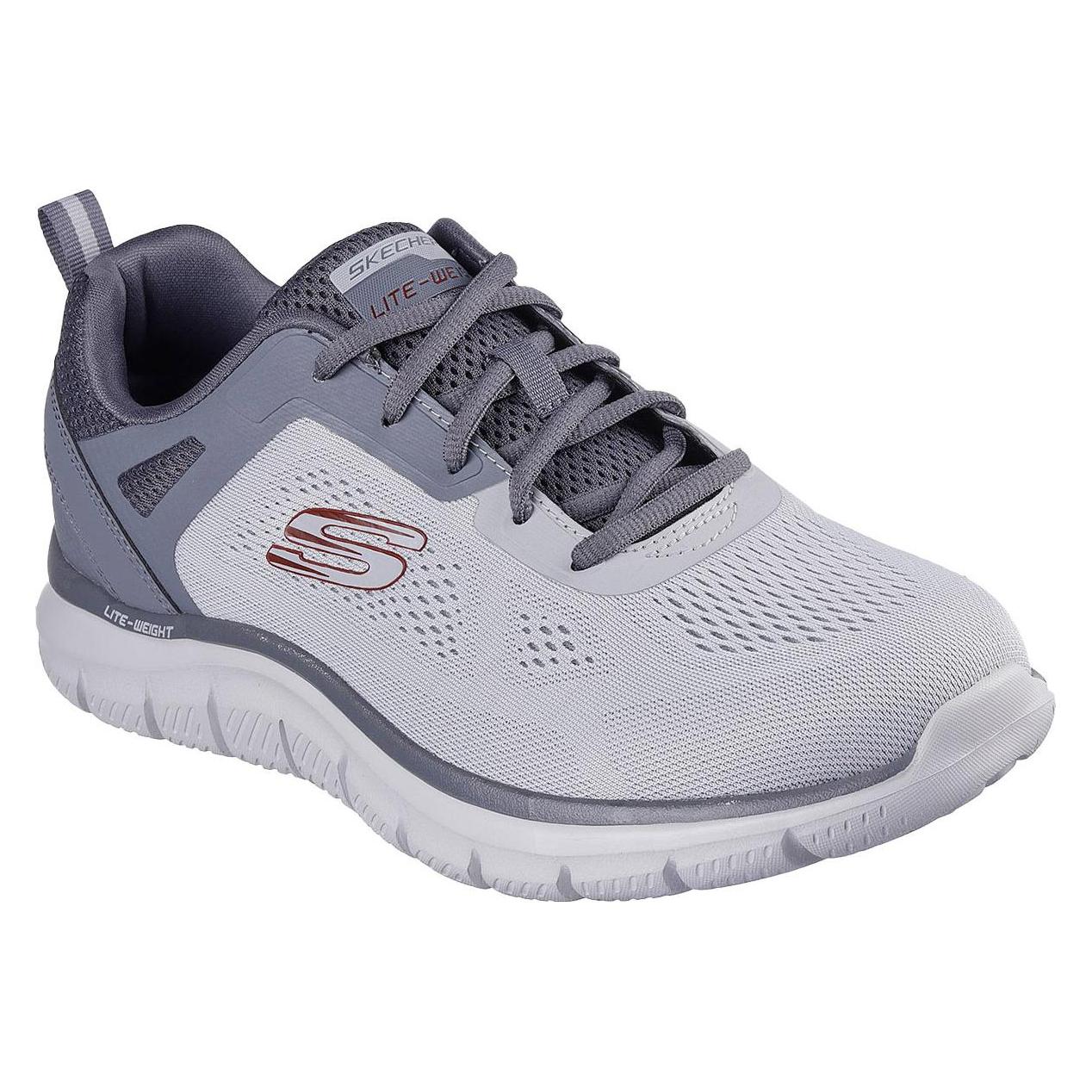 Skechers, Herren, Sneakers, Track-Broader 232698-Gycc - 41, Grau, (41)