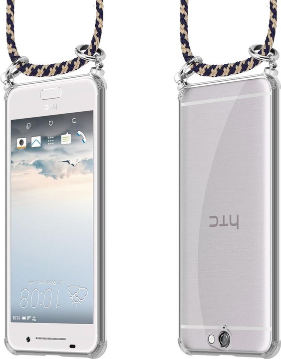Produktbild Cadorabo TPU Handy Kette SILBER Cover