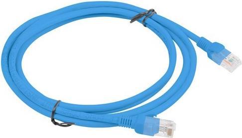 Actual product image Lanberg PCU6-10CC-0200-B Netzwerkkabel 2 m Cat5e U/UTP (UTP) Blau 10-PACK (U/UTP, CAT6, 2 m)