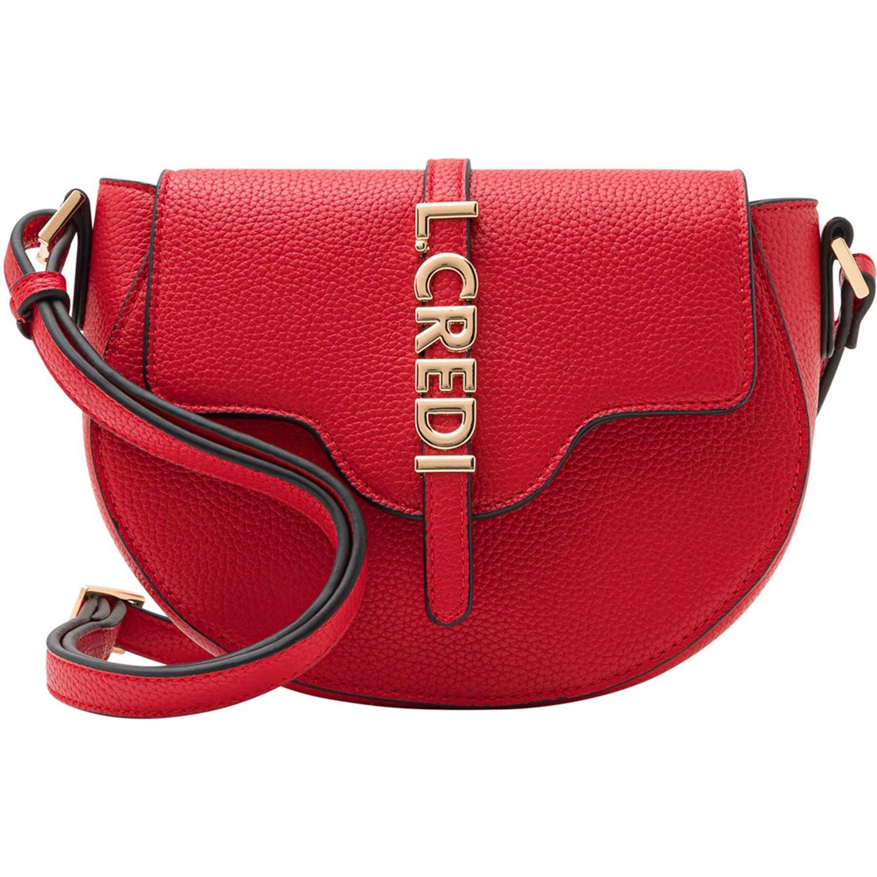L.Credi, Handtasche, Nanda Umhängetasche 21 cm, Gelb