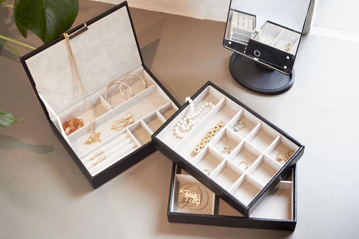 Actual product image Cimi Gillian Jones - Multilayer Jewellery Box - Black