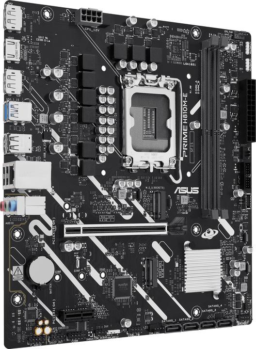 Productafbeelding ASUS PRIME H810M-E-CSM (LGA 1851, Intel H810, mATX)