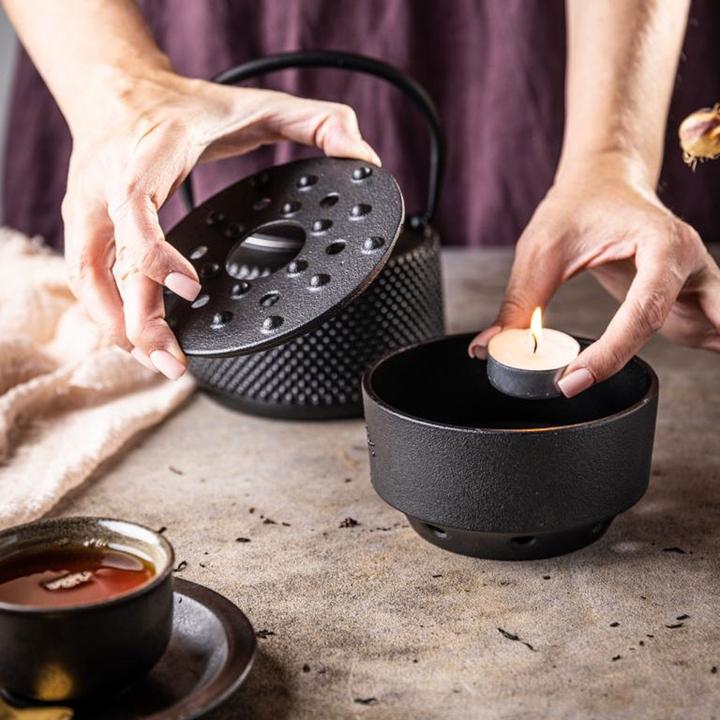 Productafbeelding Kinghoff Theepot met rechaud (0.80 l)