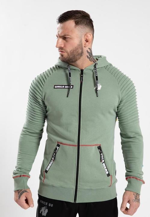 Actual product image Gorilla Wear Georgia Zip Hoody - Grün (M)