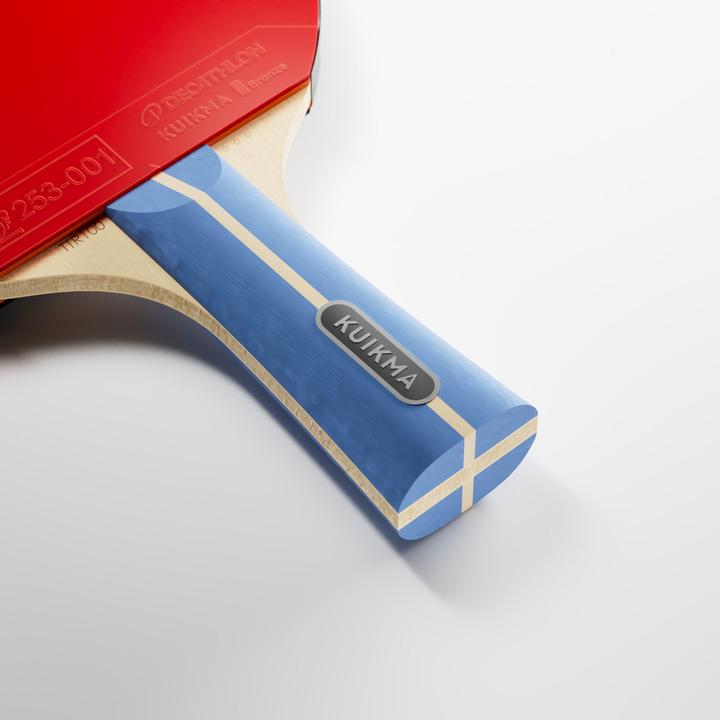 Actual product image Kuikma Set 2 Tischtennisschläger - TTR 100 Vielseitig 3* ITTF Schule und Bälle