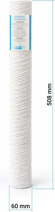 Actual product image Naturewater 20Inch - 508mm 50 µ Sediment Filter PPW-20A Water Cleaner