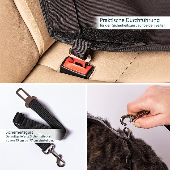 Image du produit Schubbi Siège auto pour chien (Chien, Respirant, Ouverture complète, Pliable)