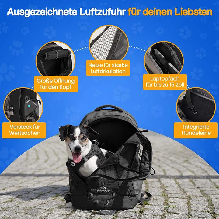 Produktbild Petmont Hunderucksack (Hund, Atmungsaktiv)