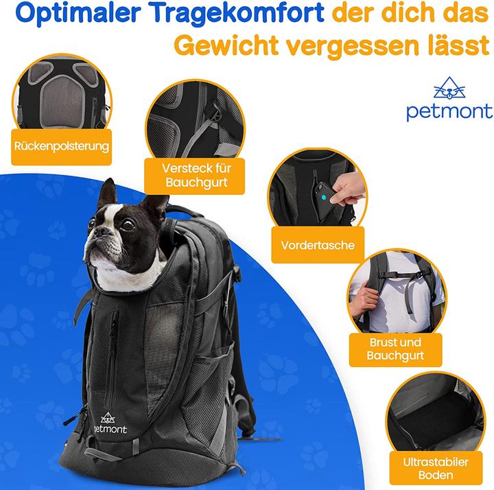 Produktbild Petmont Hunderucksack (Hund, Atmungsaktiv)