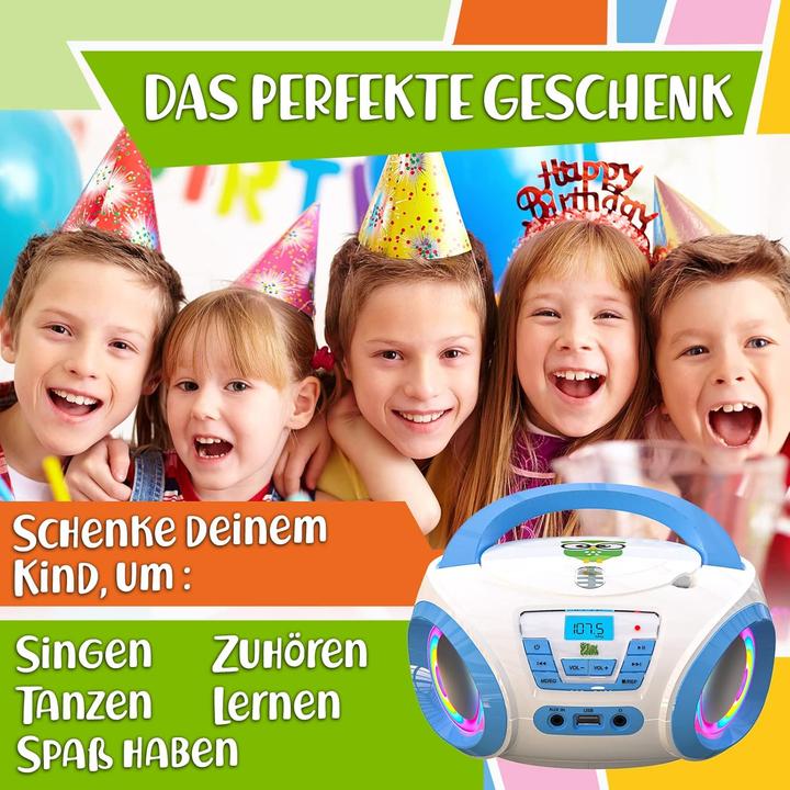Produktbild TinyGeeks Tunes CD-Player für Kinder