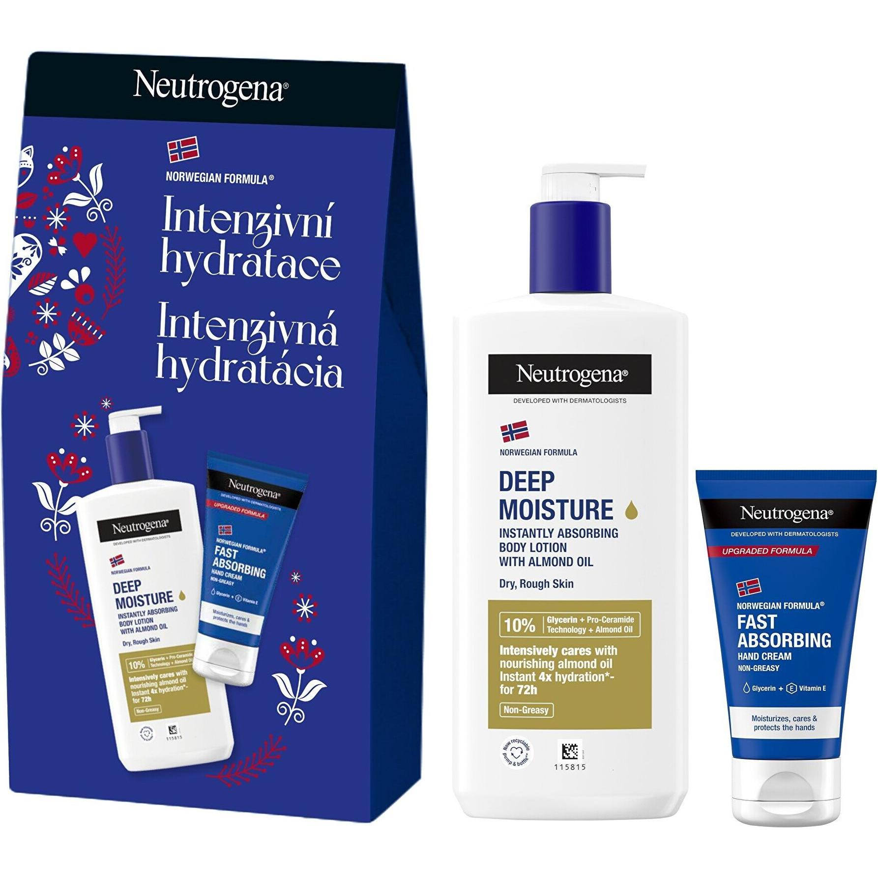 Neutrogena Geschenkset Körperpflege Intensive Flüssigkeitszufuhr (Körperpflegeset) (61925491)