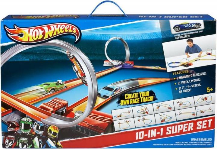Actual product image Hot Wheels 10-in-1 Superset