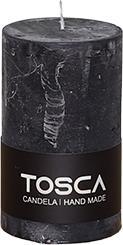 Produktbild Tosca Kerze rustic schwarz - 8er-Set (8 Stk.)
