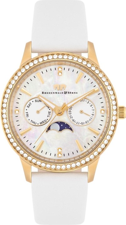 Immagine prodotto Multifunzioni Amidala in vera pelle oro giallo - 34116 (Orologio da polso analogico, 38 mm)