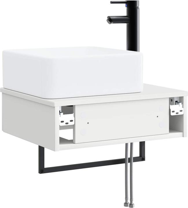 Actual product image vidaXL Wandmontiertes Waschbecken (390 mm, 500 mm)