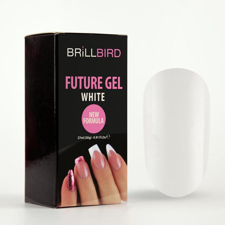 Immagine prodotto BrillBird Future Gel - Bianco Nuova Formula 30g (Bianco Nuova Formula, Smalto per unghie effetto gel)