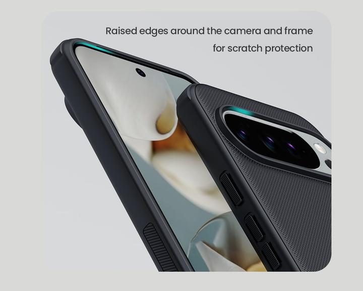 Produktbild Nillkin Super Frosted Shield Pro Hülle für Google Pixel 10/10 Pro – Schwarz (Google Pixel 10, Google Pixel 10 Pro)