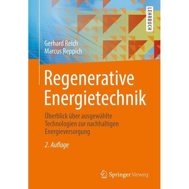 Regenerative Energietechnik, Fachbücher von Gerhard Reich, Marcus Reppich