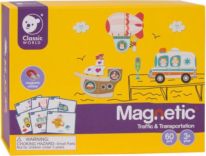 Classic World Puzzeldoos Magneet - Verkeer