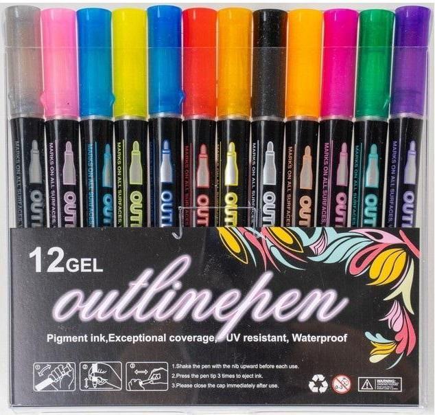 Produktbild Andy Shine Outline Marker 12 Farben (12x)