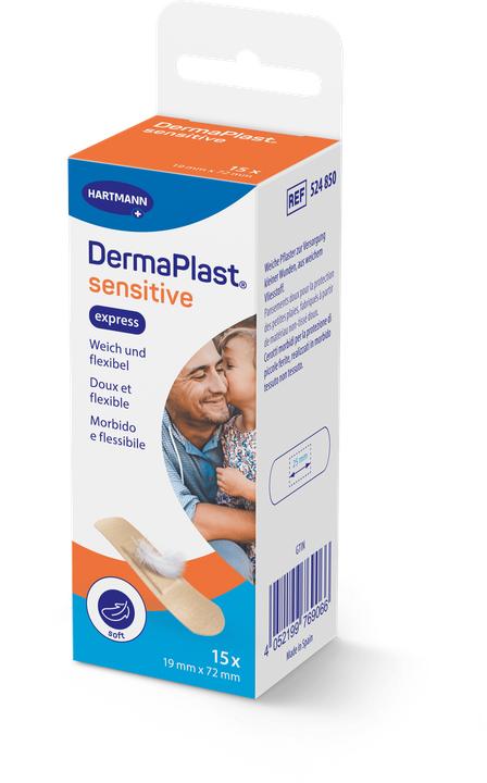 Actual product image DermaPlast Sens Express Strip 19x72mm 15 (15 x)