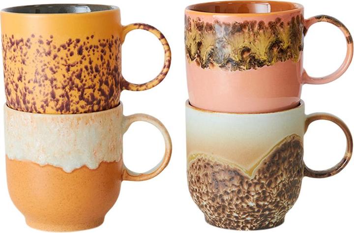 Image du produit HK Living Cafe Mugs Cape (250 ml, 4 x)