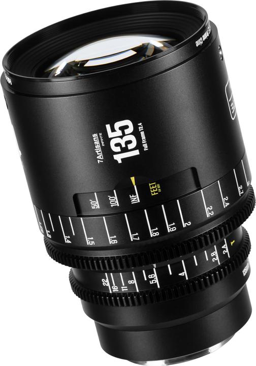 Produktbild 7artisans 135T24B-EF INF 135mm T2.4 INFINTE EF Mount (Black) (Vollformat)