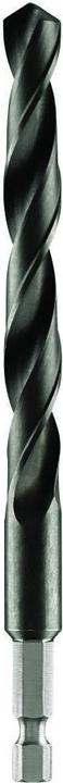 DIY Metal twist drill HSS- R, DIN 338, 1/4" hexagonal shank D= 10.0 mm L= 133 mm (10.00 millimetres)