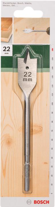 Actual product image Bosch Zubehör Flat milling drill, hexagonal D= 22.0 mm L= 160 mm (4-22 millimetres)