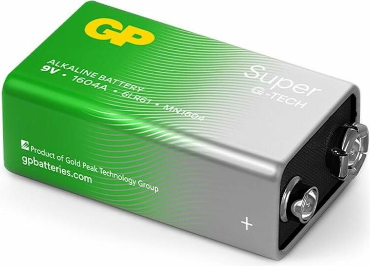 Immagine prodotto GP Batteries GP Super Alkaline 9V Blocco 6LR61 Nuovo 0301604AETA-B1 (1 pz., AA)