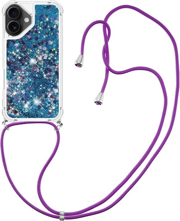 Immagine prodotto Cover-Discount iPhone 17 - Glitzer Hülle mit Kordel (Apple iPhone 17)