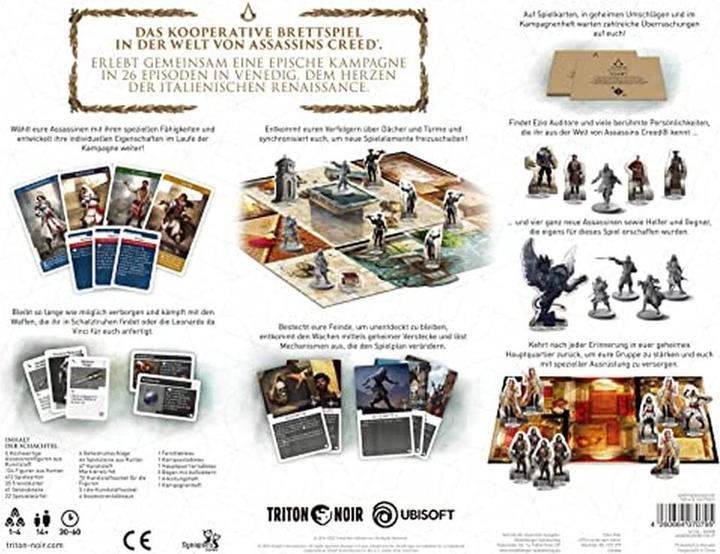 Immagine prodotto SG008 - Assassin's Creed, gioco da tavolo, per 1-4 giocatori, da 14 anni (DE edition) (Tedesco)