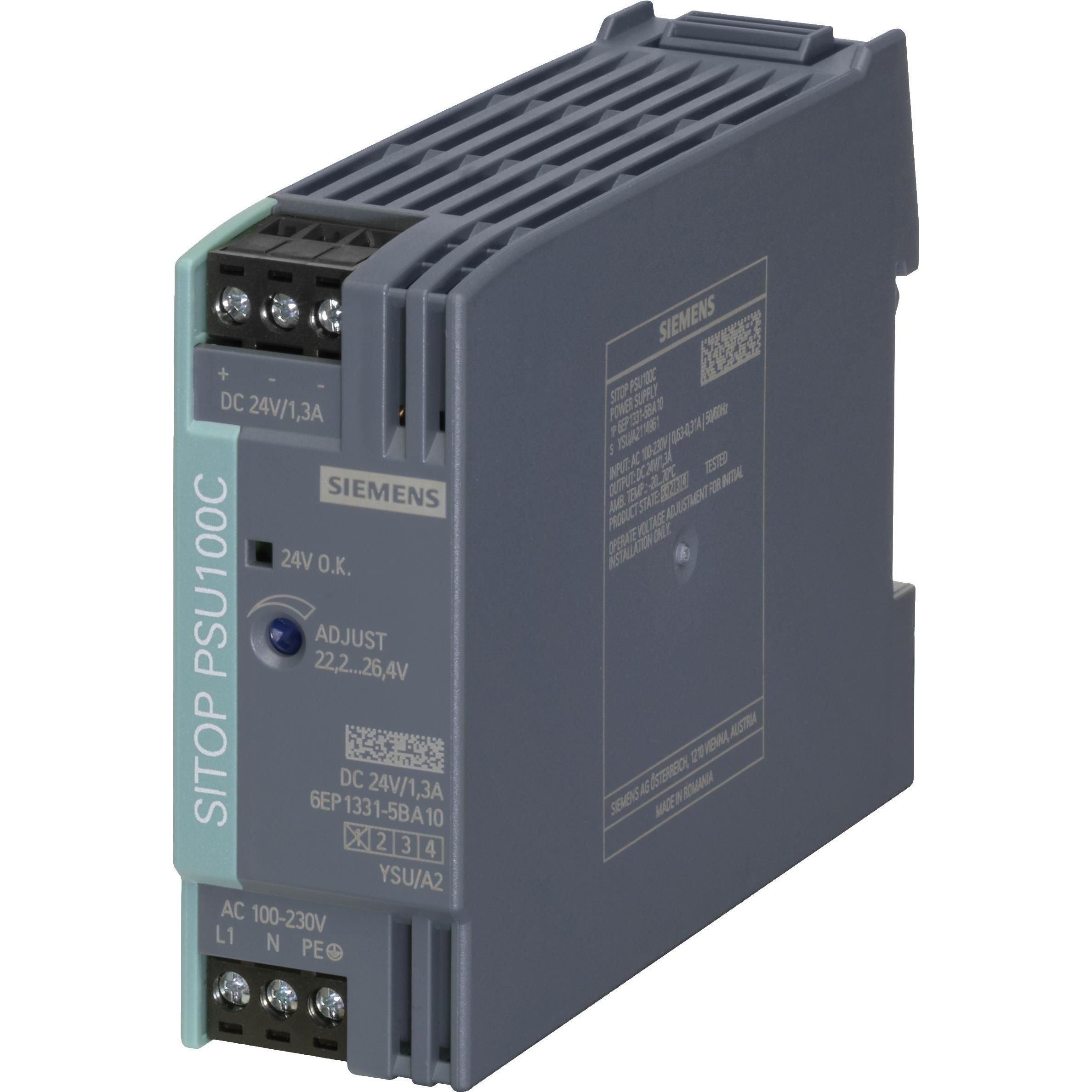 Siemens, Systemstromversorgung, Hutschienen-Netzteil (DIN-Rail