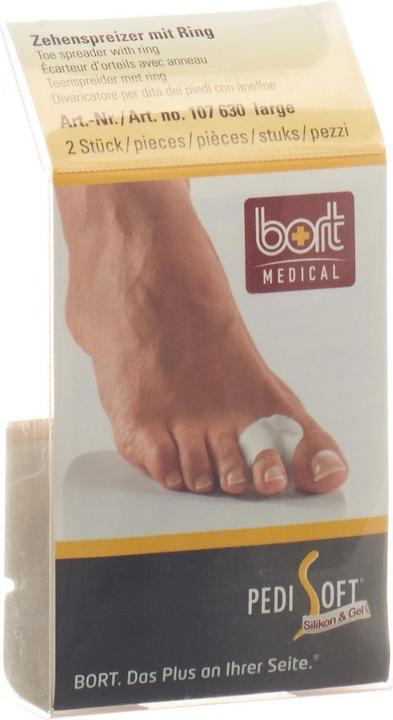 Bort Medical Pedi Soft Zehenspreizer mit Rin lare (Fussdeodorant & -puder)