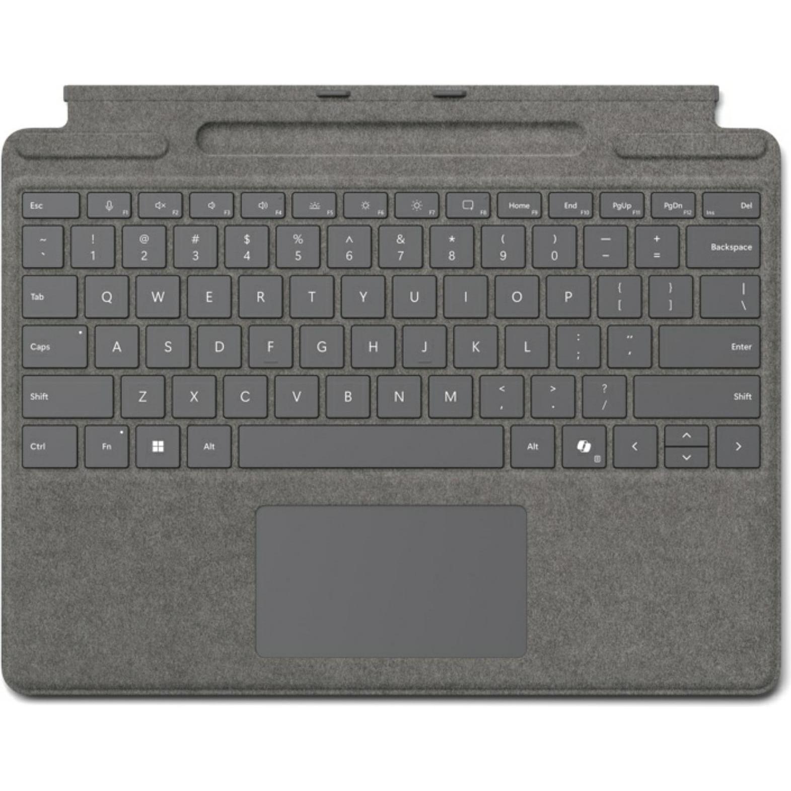 Microsoft Surface Pro 13 pollici Tastiera con penna per il business (Germania, Docking), Tastiera, Grigio