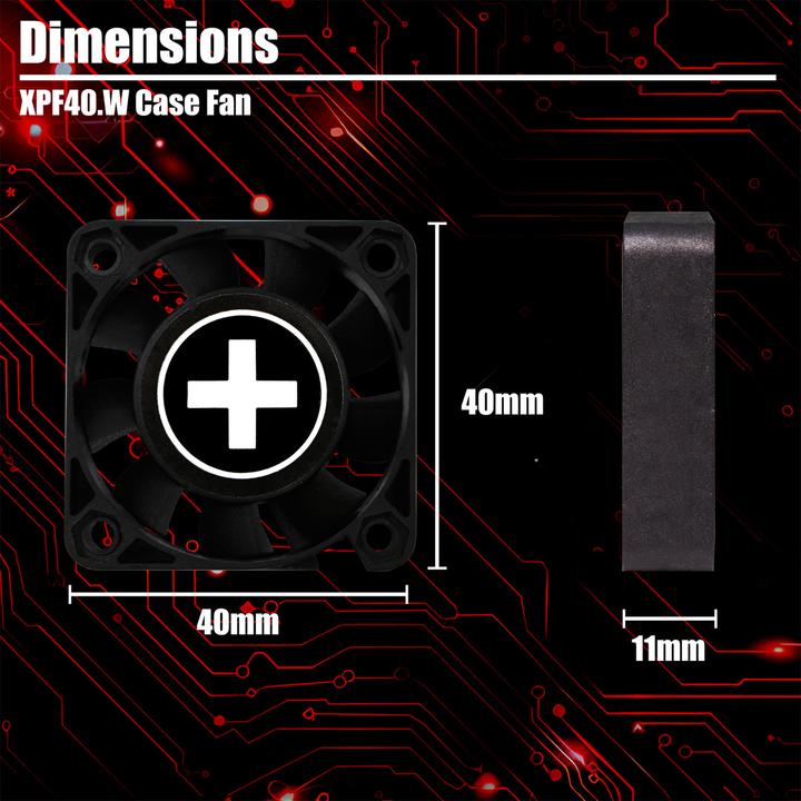Actual product image Xilence XPF40.W / XF031 (40 mm, 1 x)
