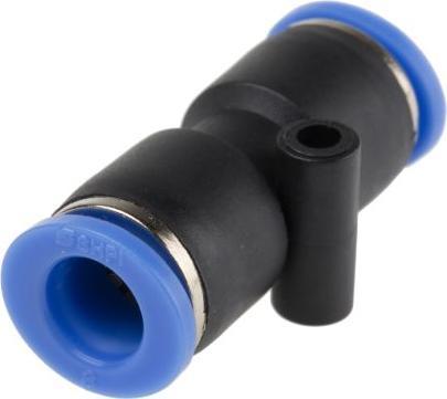 Actual product image RS PRO Tube-To-Tube Connector, 8 mm (Pipe fitting)