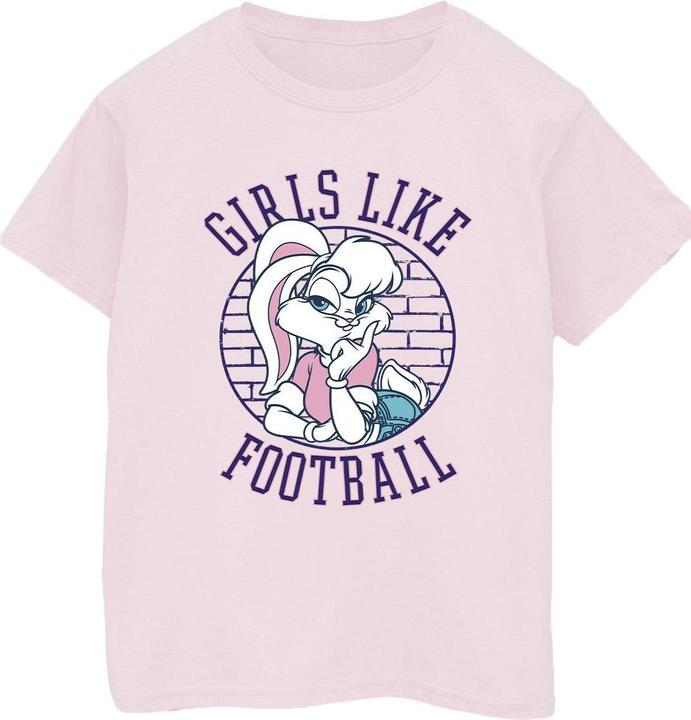 Produktbild Looney Tunes Lola Bunny Girls Like Football TShirt (XL)
